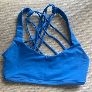 Lululemon Free to Be Wild Blue Sports Bra